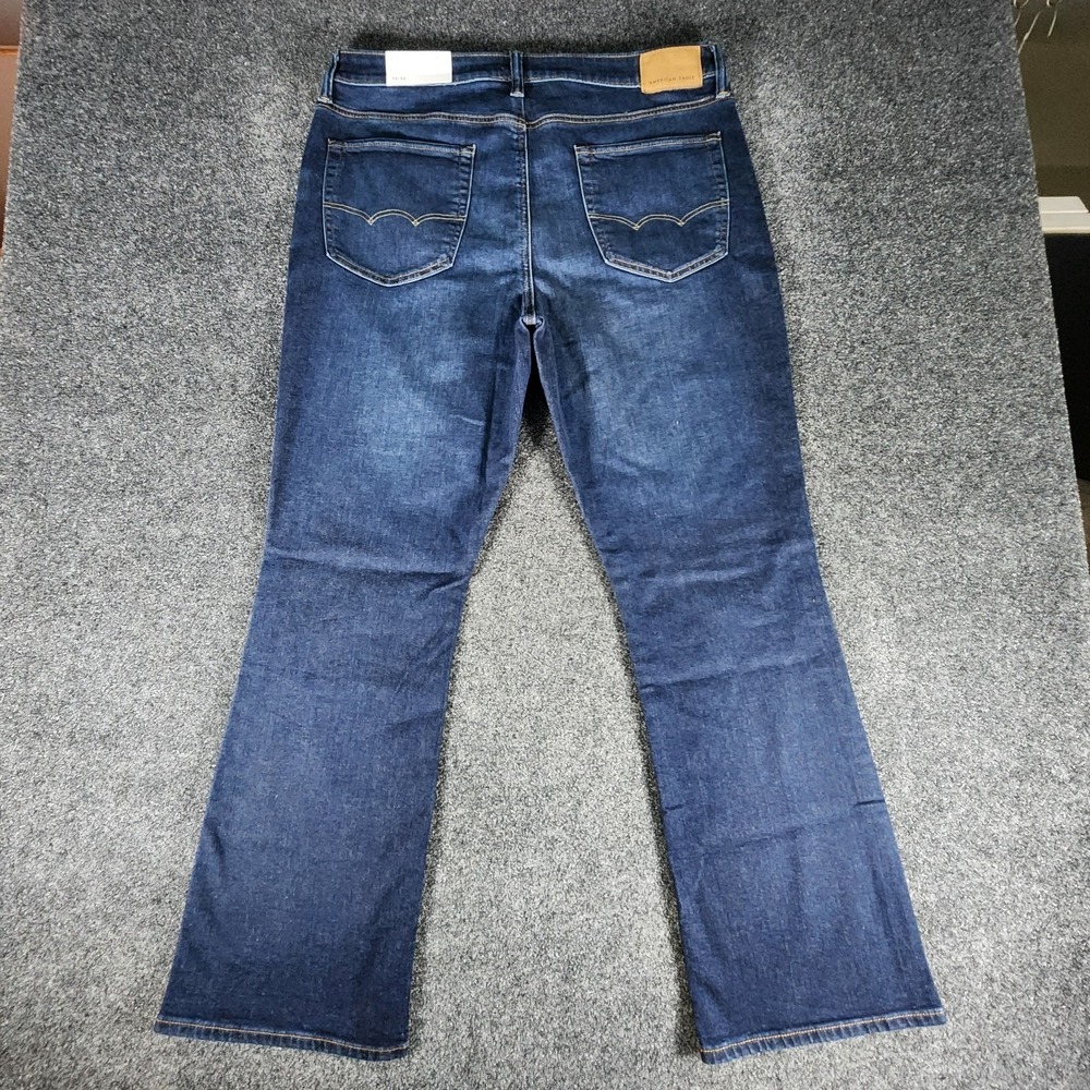 NWT American Eagle Slim Bootcut Airflex + Stretch Blue Jeans Mens Size 36x32 - Picture 3 of 13
